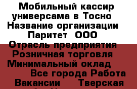 Мобильный кассир универсама в Тосно › Название организации ­ Паритет, ООО › Отрасль предприятия ­ Розничная торговля › Минимальный оклад ­ 30 000 - Все города Работа » Вакансии   . Тверская обл.,Нелидово г.